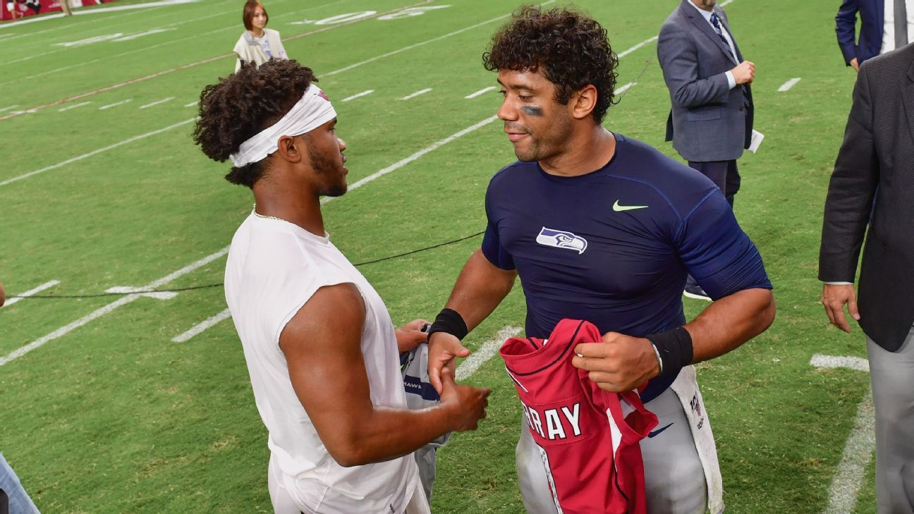 Seahawks' Russell Wilson, Cardinals' Kyler Murray NFC West