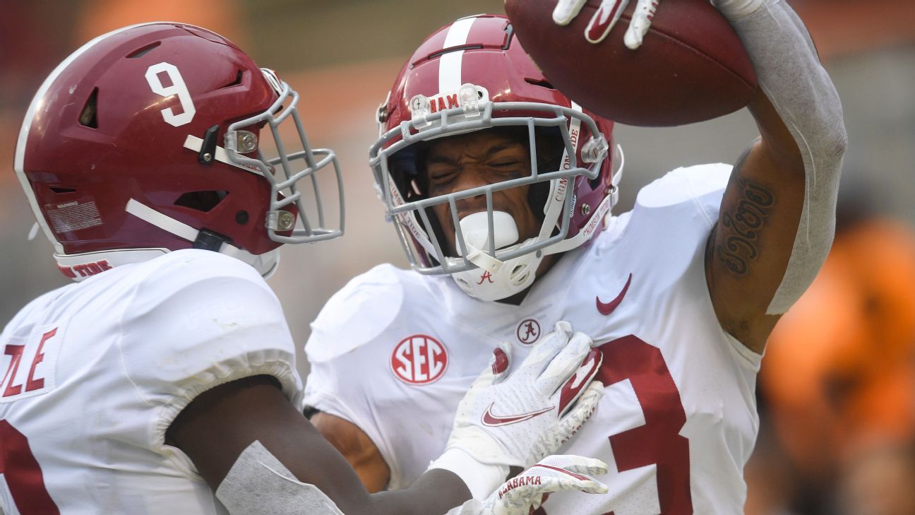Sources: Bama secondary likely to have Moore