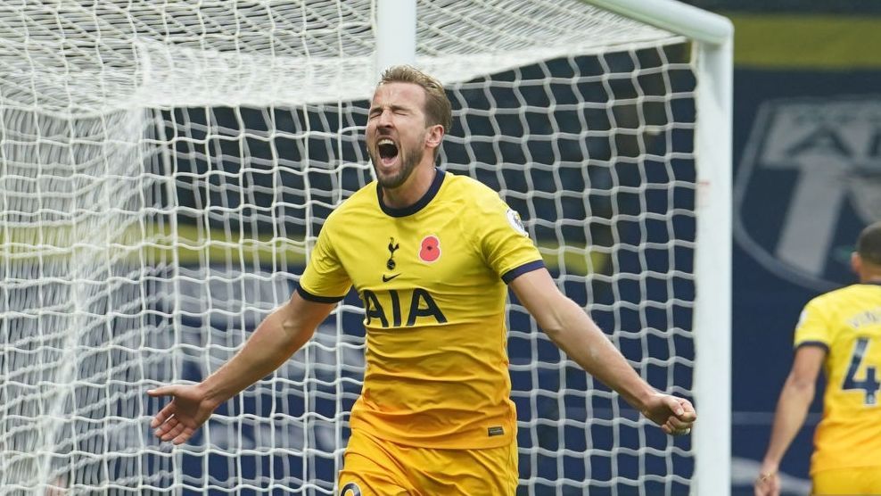 Kane marca 150 gols no final, Tottenham vence West Bromwich por estrangulamento