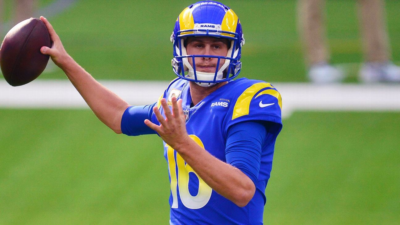 Jared Goff “good”, but the status for the Los Angeles Rams wild card game is uncertain