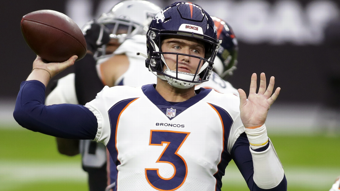 Broncos to Drew Lock but want him 'to fight