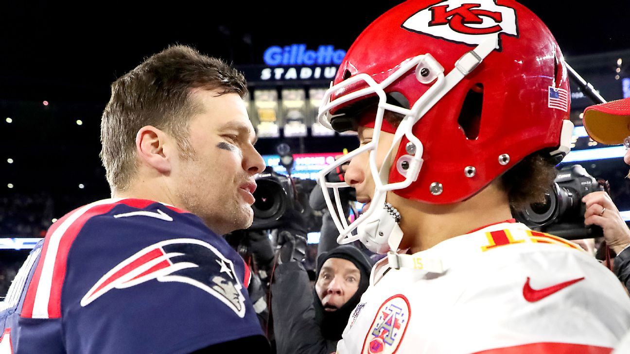 Super matchup between QBs Mahomes, Brady for NFL title