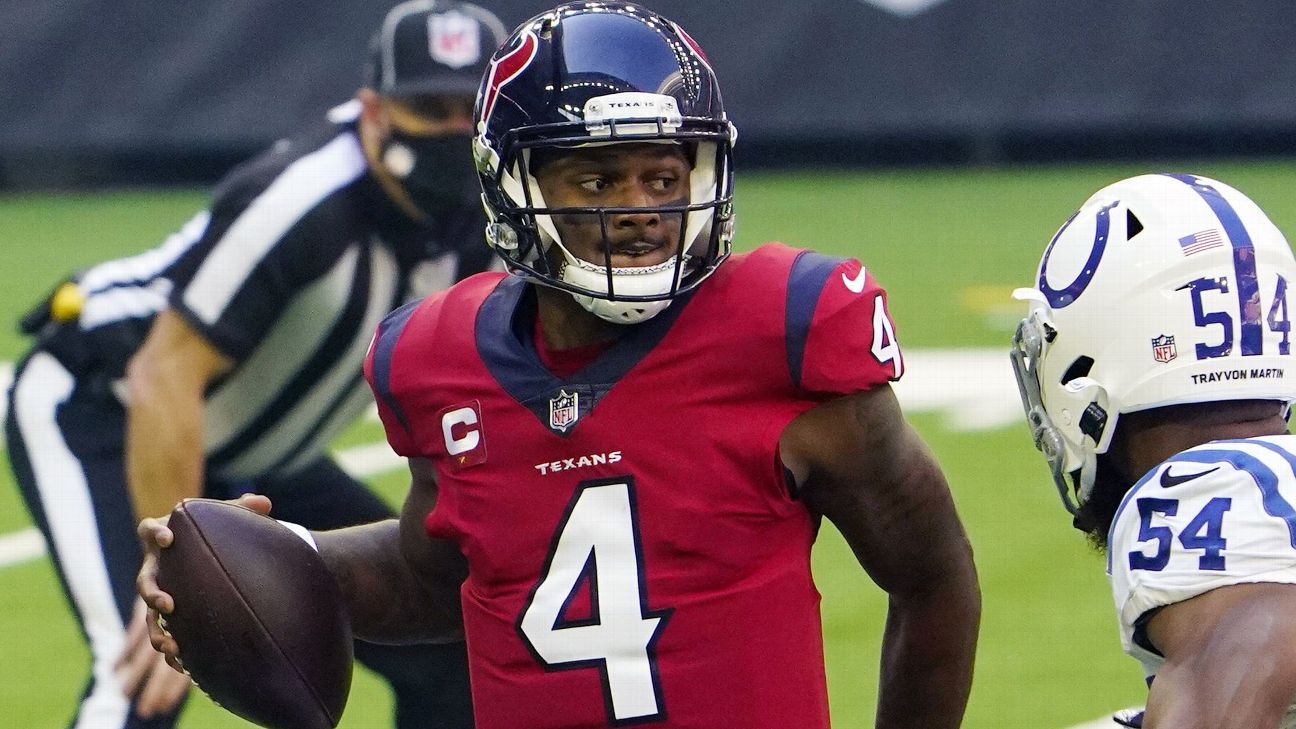 Houston Texans QB Deshaun Watson uncomfortable with hiring process, sources say