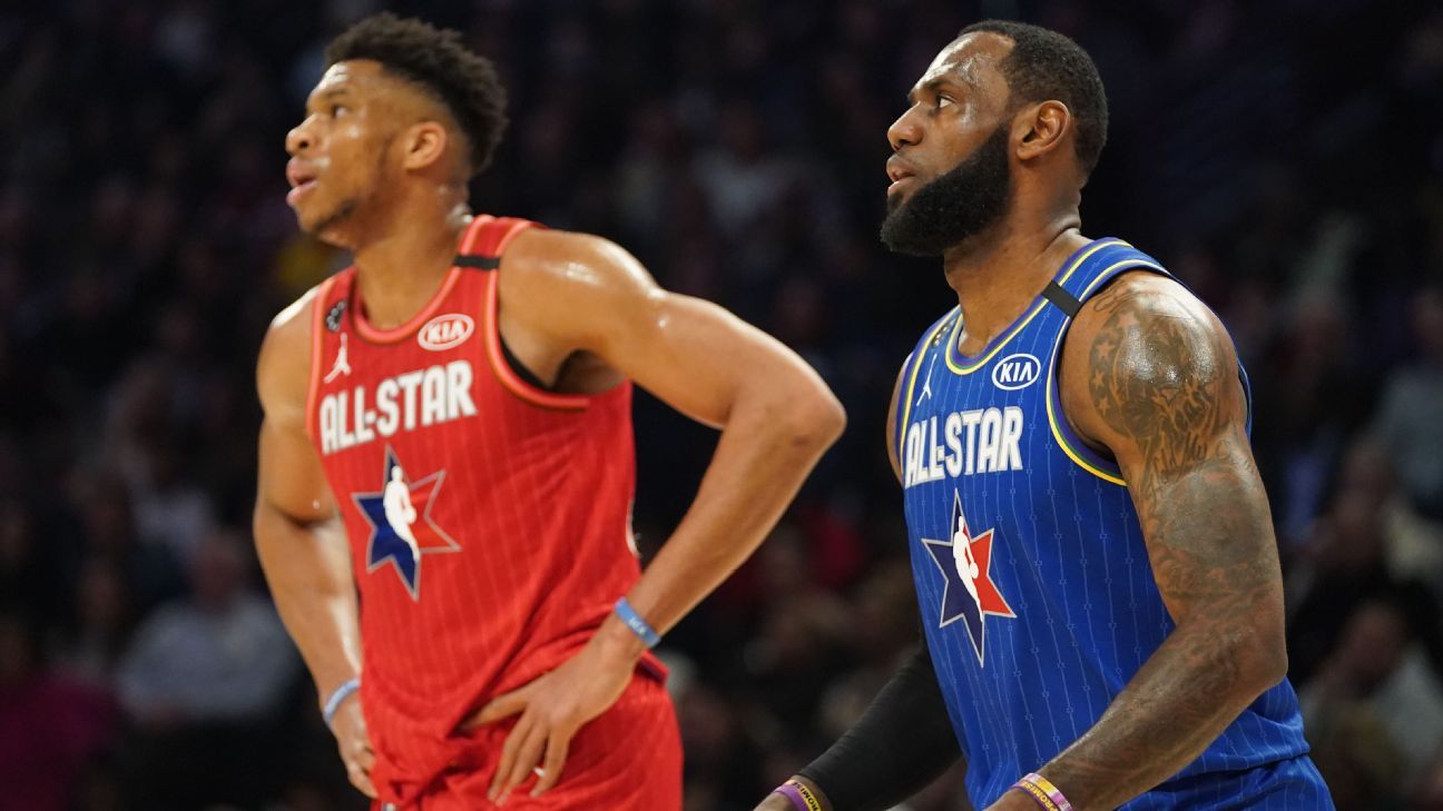 LeBron James takes Giannis Antetokounmpo first in the 2021 NBA All-Star draft;  Utah Jazz stars are in last place
