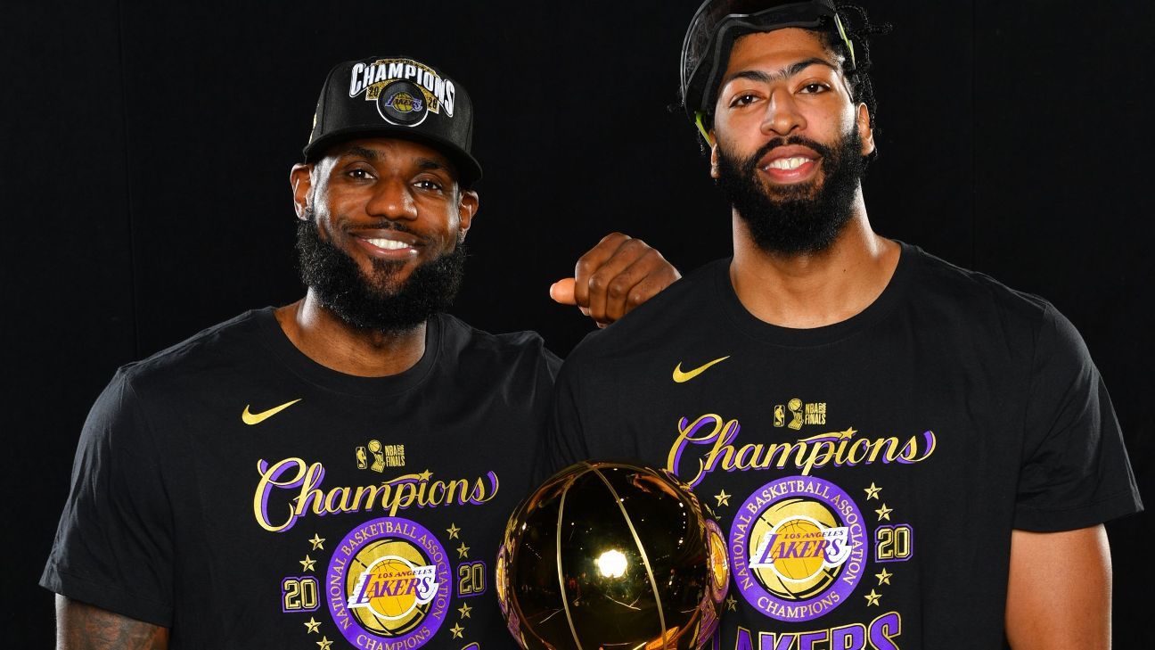 LeBron revela ligação 'muito difícil' com Anthony Davis após 'ficar em choque' com troca pelos Lakers