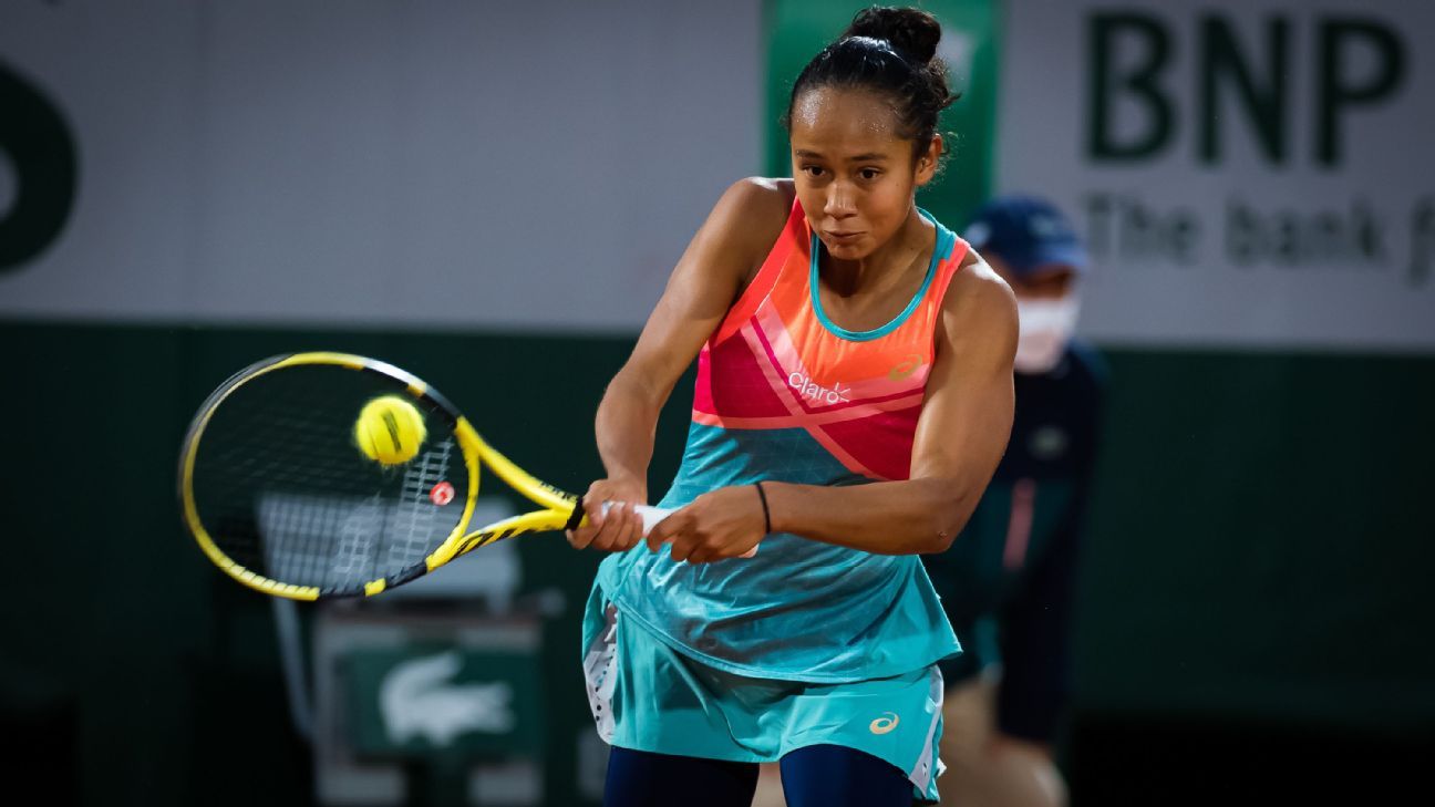 Rising tennis star Leylah Fernandez sets lofty goals for 2021, and she