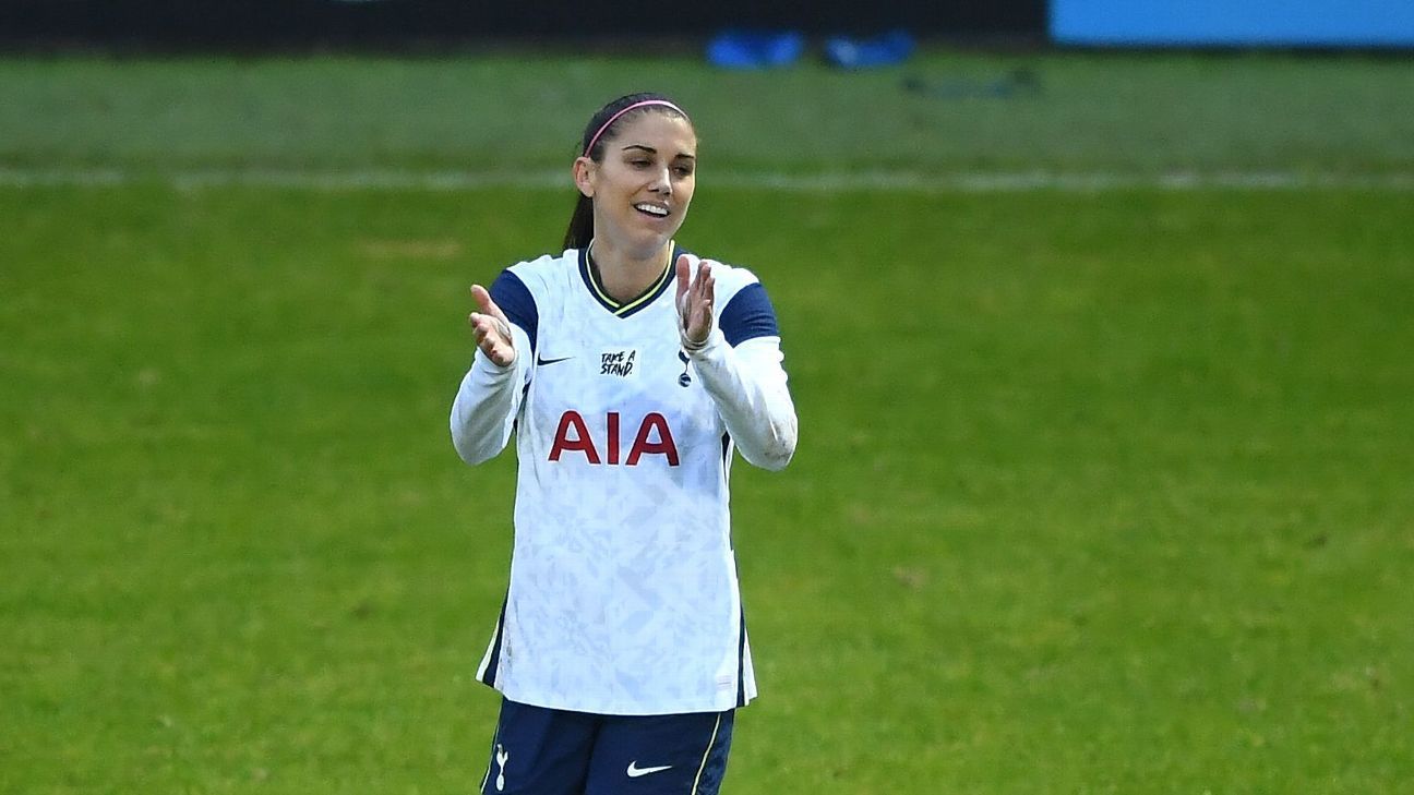 Alex Morgan to leave Tottenham Women and return to US in New Year