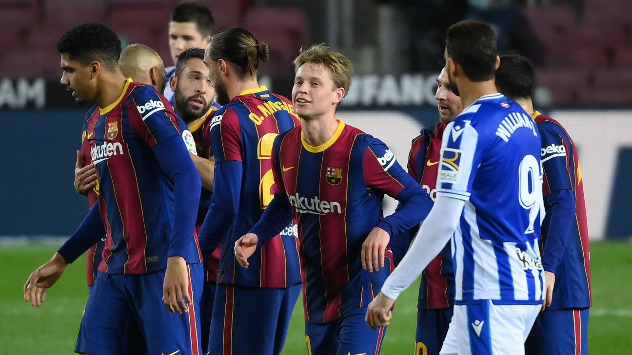 Barcelona vs. Real Sociedad - Football Match Summary ...