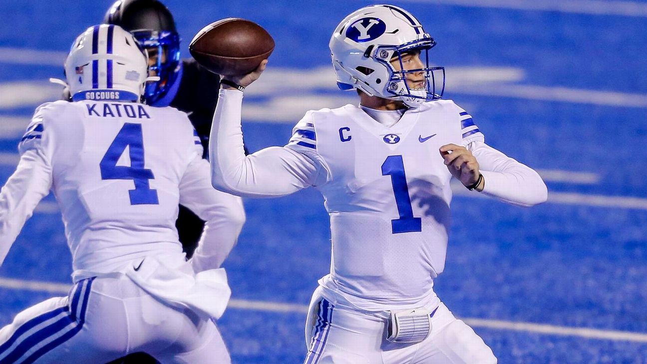 Zach Wilson is living up to the hype as the next great BYU quarterback -  ESPN