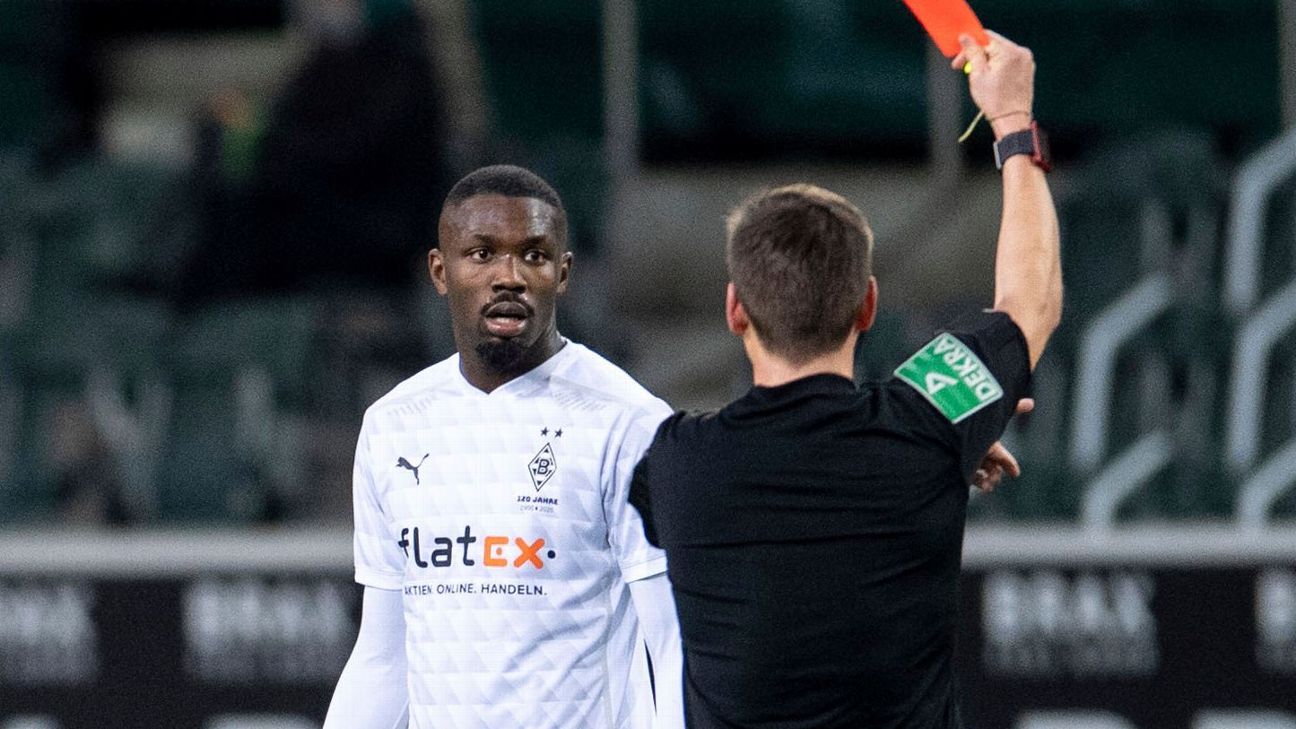 Thuram Gladbach blocked five games for scoring against the opponent
