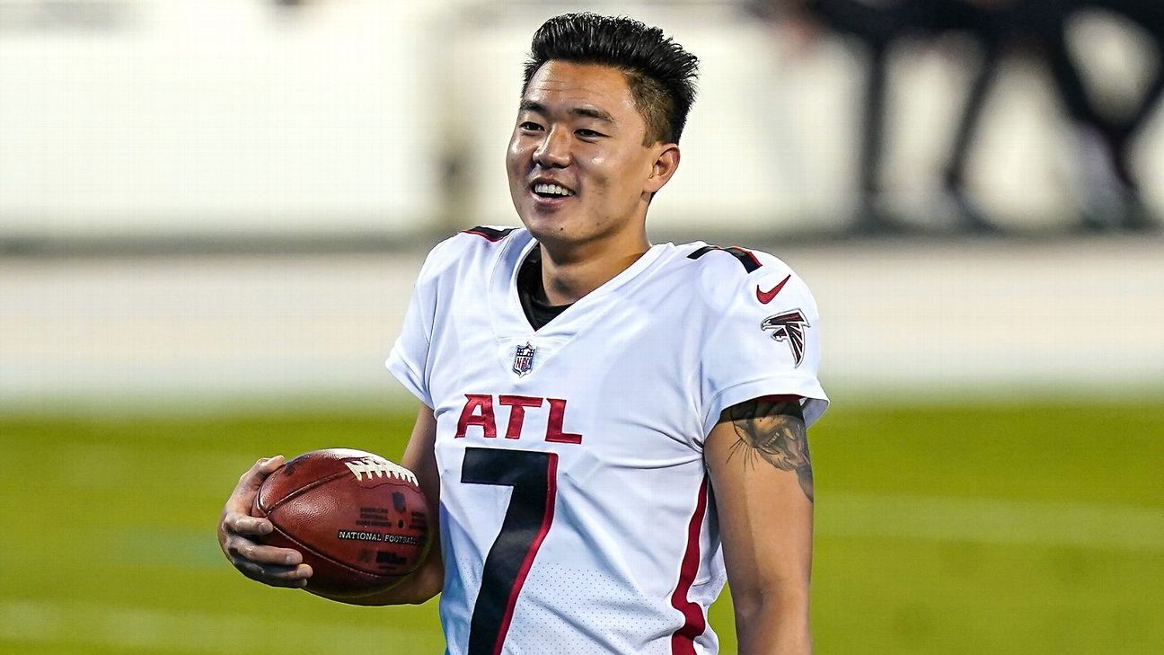 Falcons kicker Younghoe Koo 'can't wait to get to work'