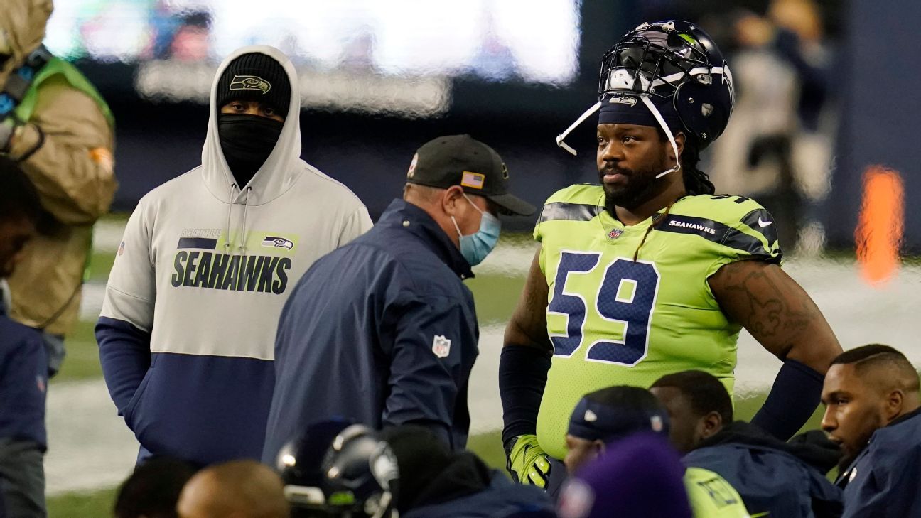 Seattle Seahawks dismiss veteran DT Damon ‘Snacks’ Harrison