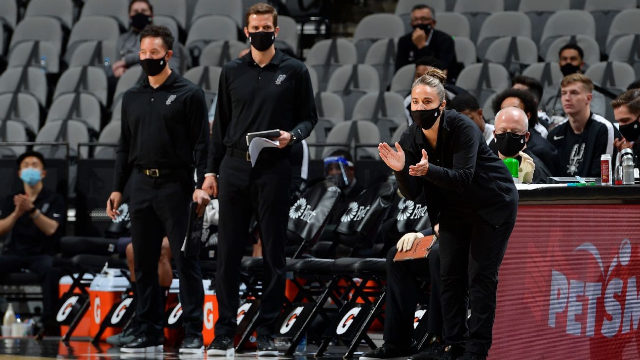 Spurs’ Becky Hammon talks about making history as the first woman to serve as an NBA coach – “It’s a substantial moment”