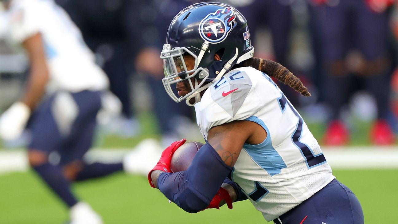 Derrick Henry surpasses 2,000 rushing yards as Tennessee Titans