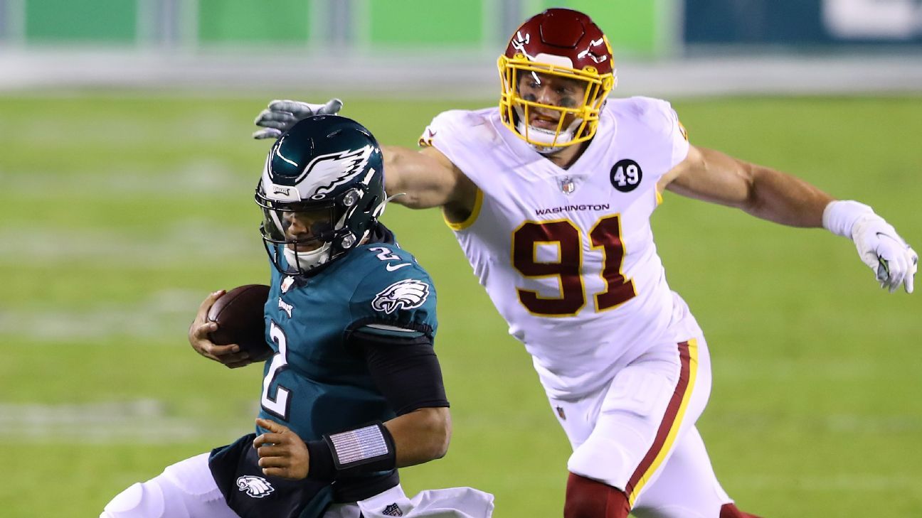 Ron Rivera leads Washington to divisional title, while Eagles and Pederson “remove” Jalen Hurts