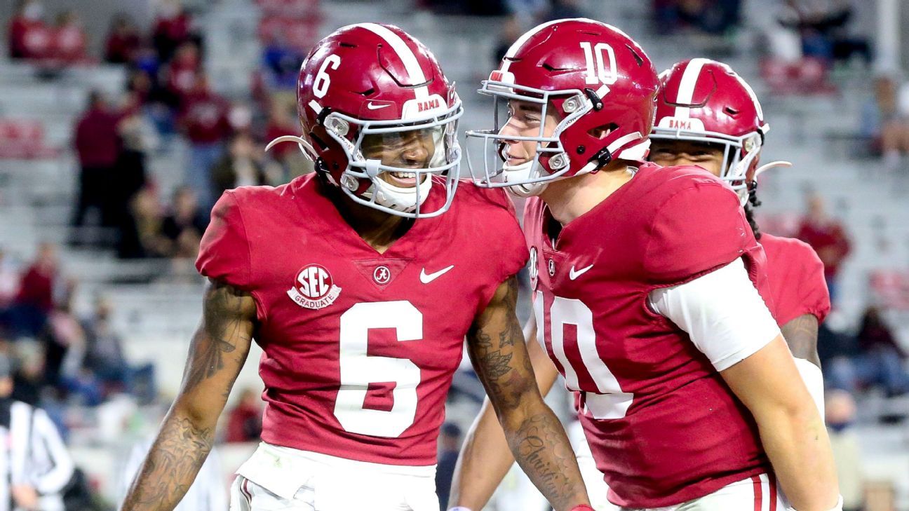 Six Alabama players taken in first round of NFL draft, tying Miami for