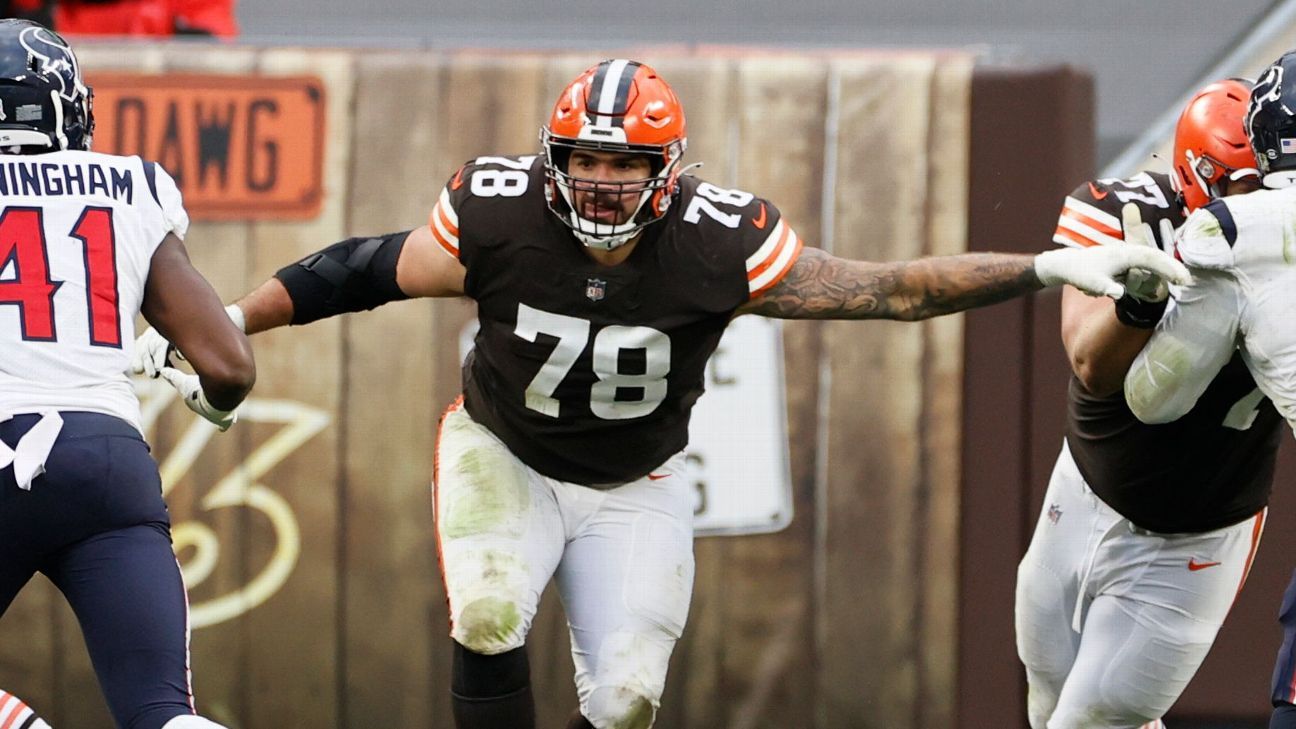 Browns, Jack Conklin reach 4-year, $60M extension, agent says