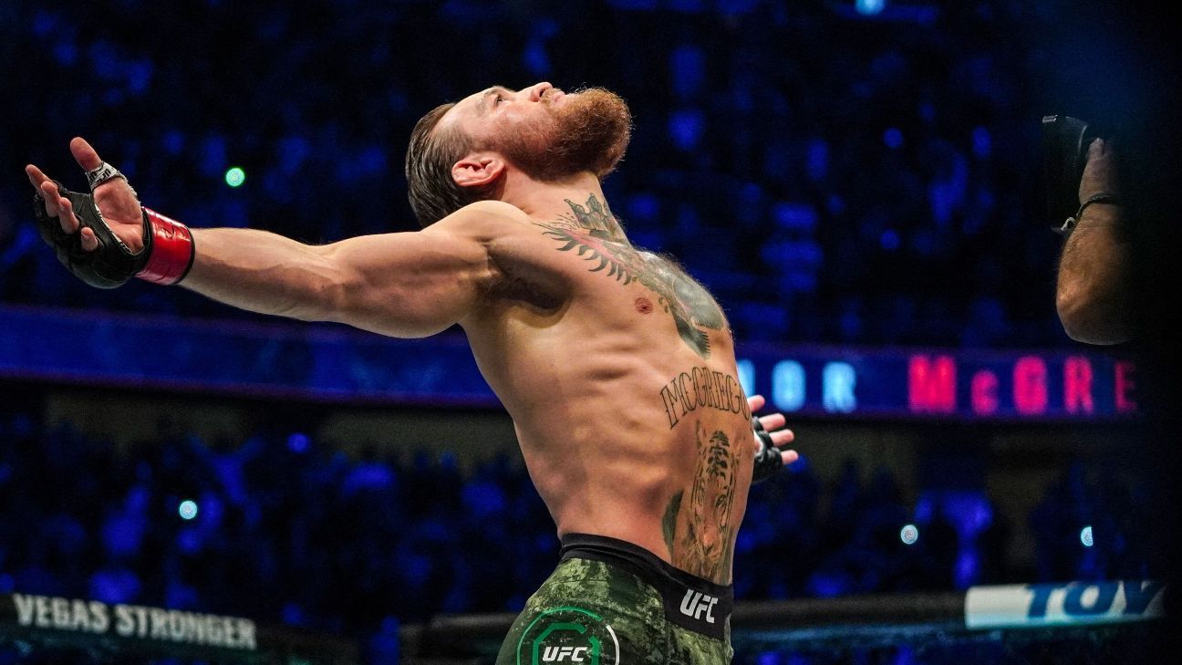 Conor McGregor ranks No. 1 on Forbes' list of the past year's