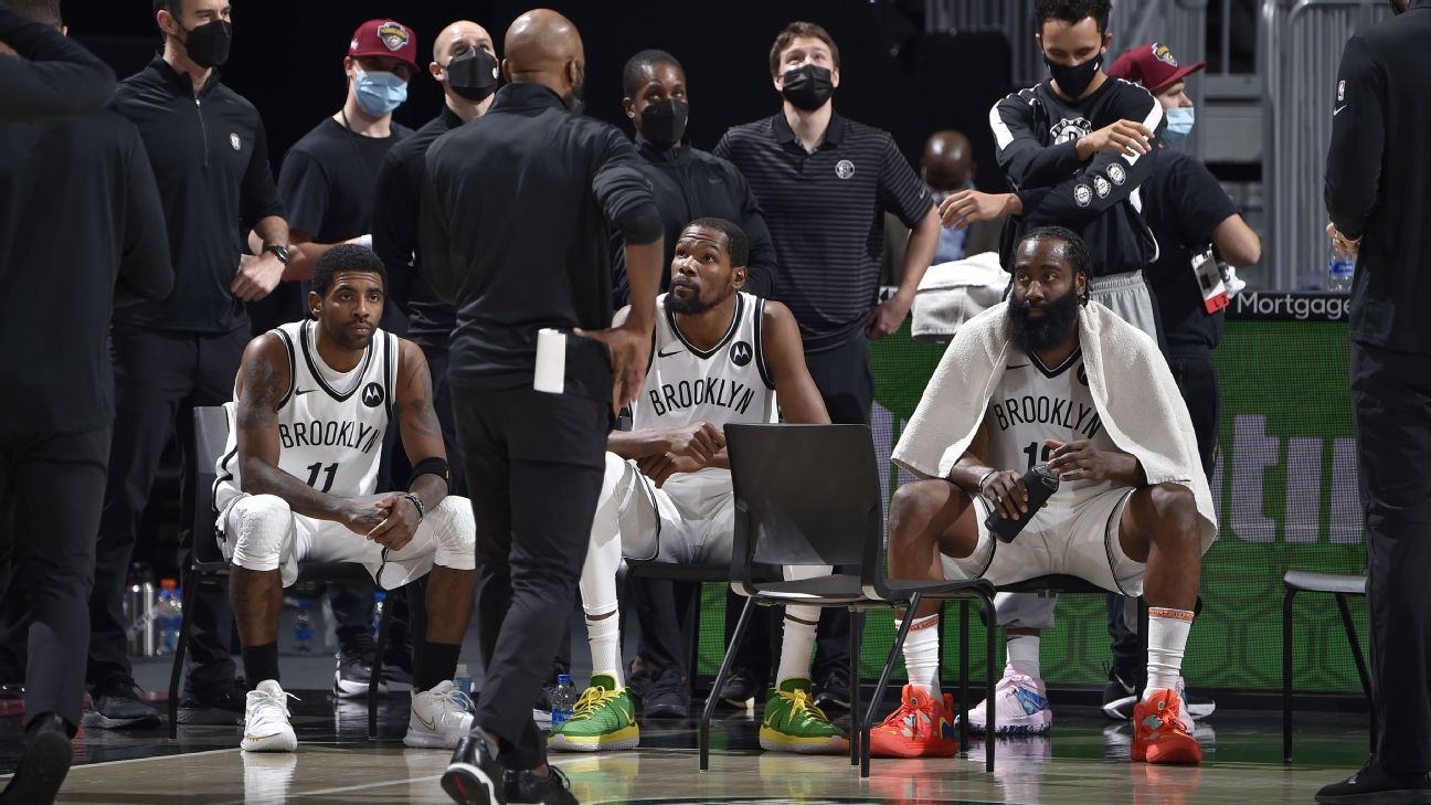 With Kevin Durant, James Harden and Kyrie Irving, Nets fall to the Cavaliers