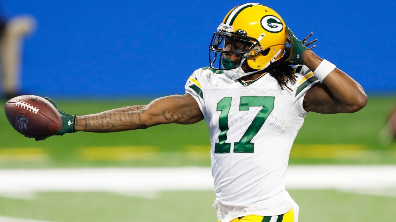 Davante Adams - Fantasy Football Average Draft Position (ADP) 2021, Green  Bay Packers