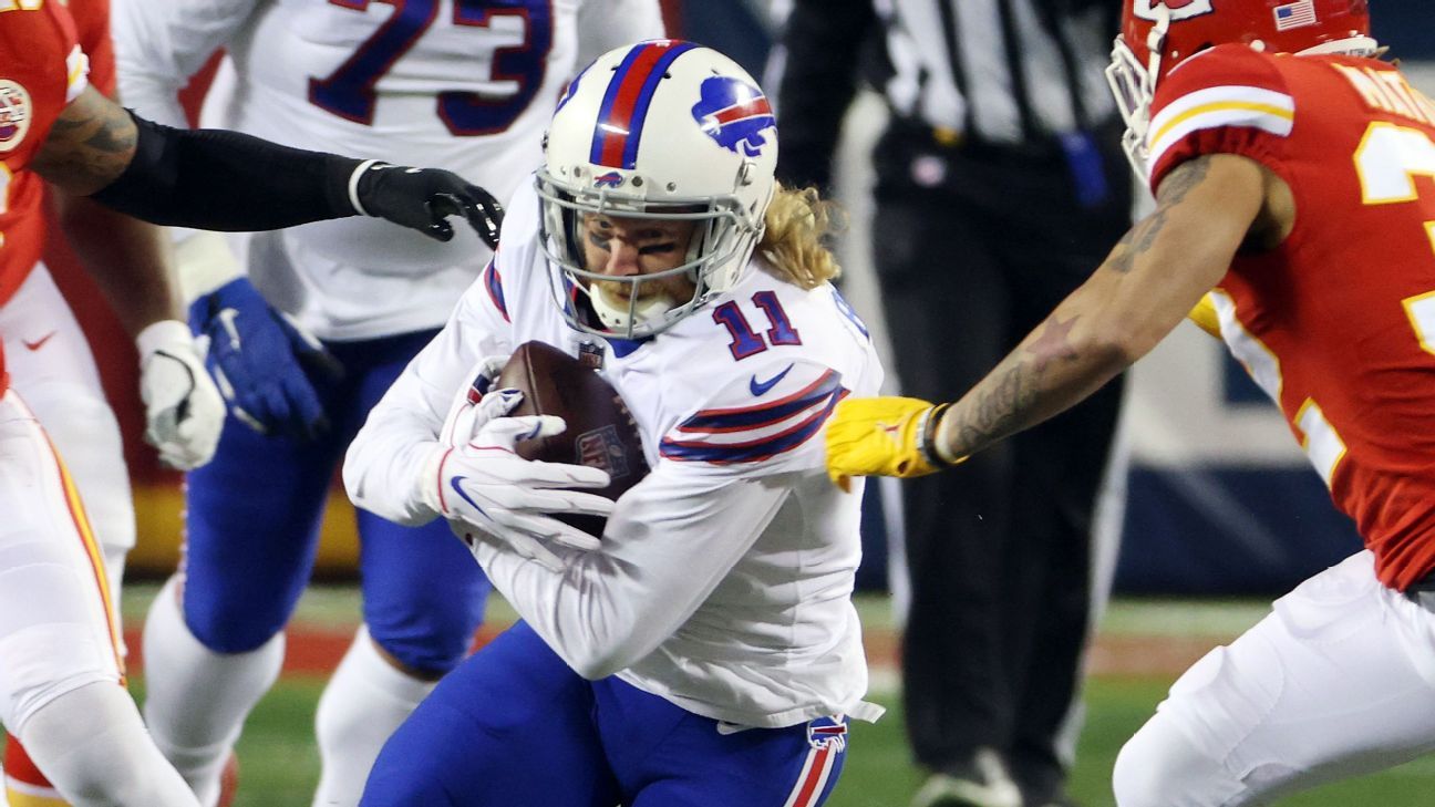 Bills WR Cole Beasley played through broken fibula during playoffs