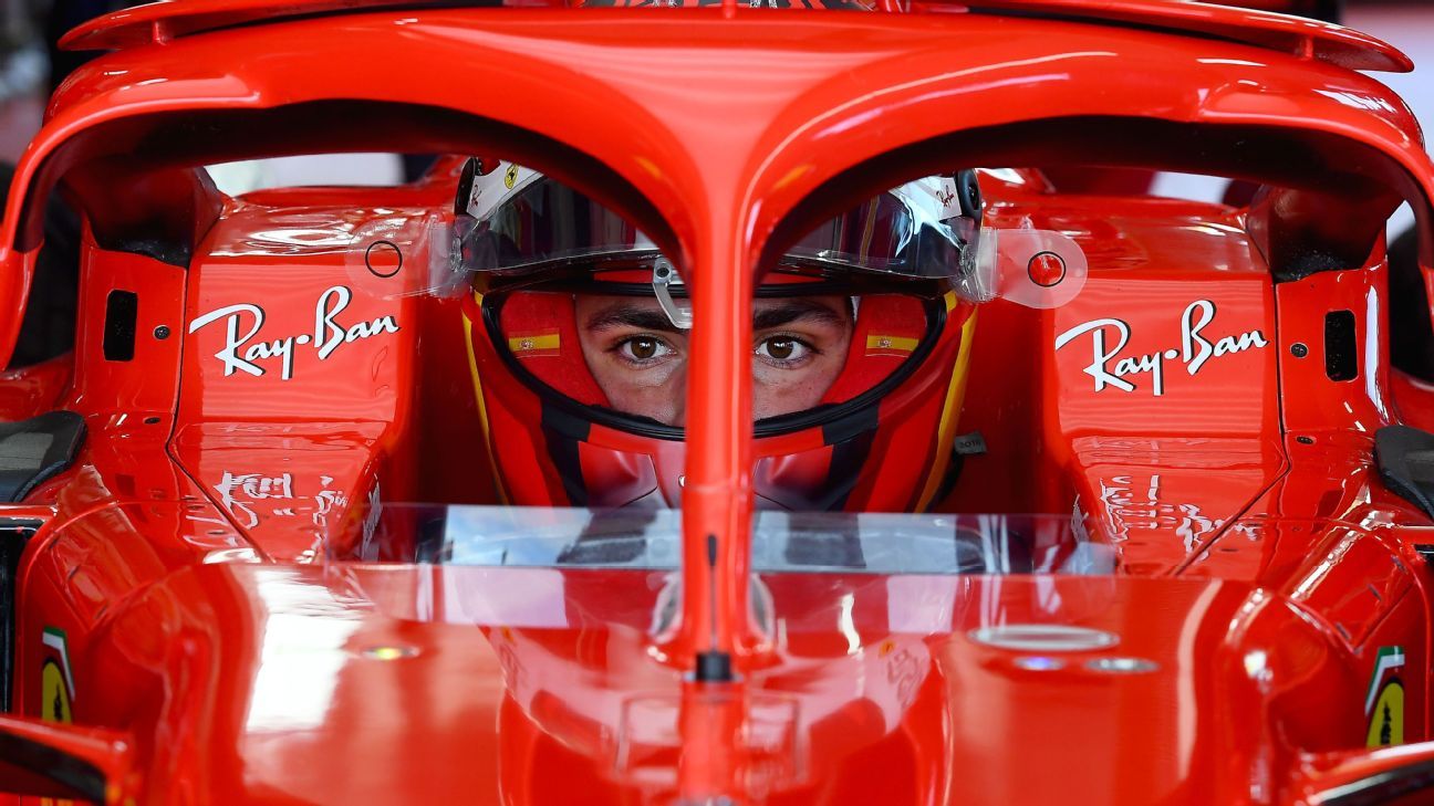 Carlos Sainz makes his Ferrari debut at Fiorano