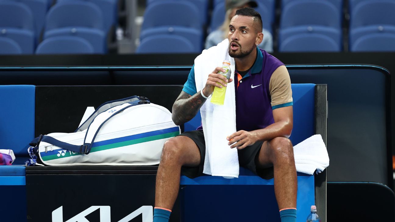 Nick Kyrgios w Australian Open celuje w pole drużyny w pierwszej rundzie