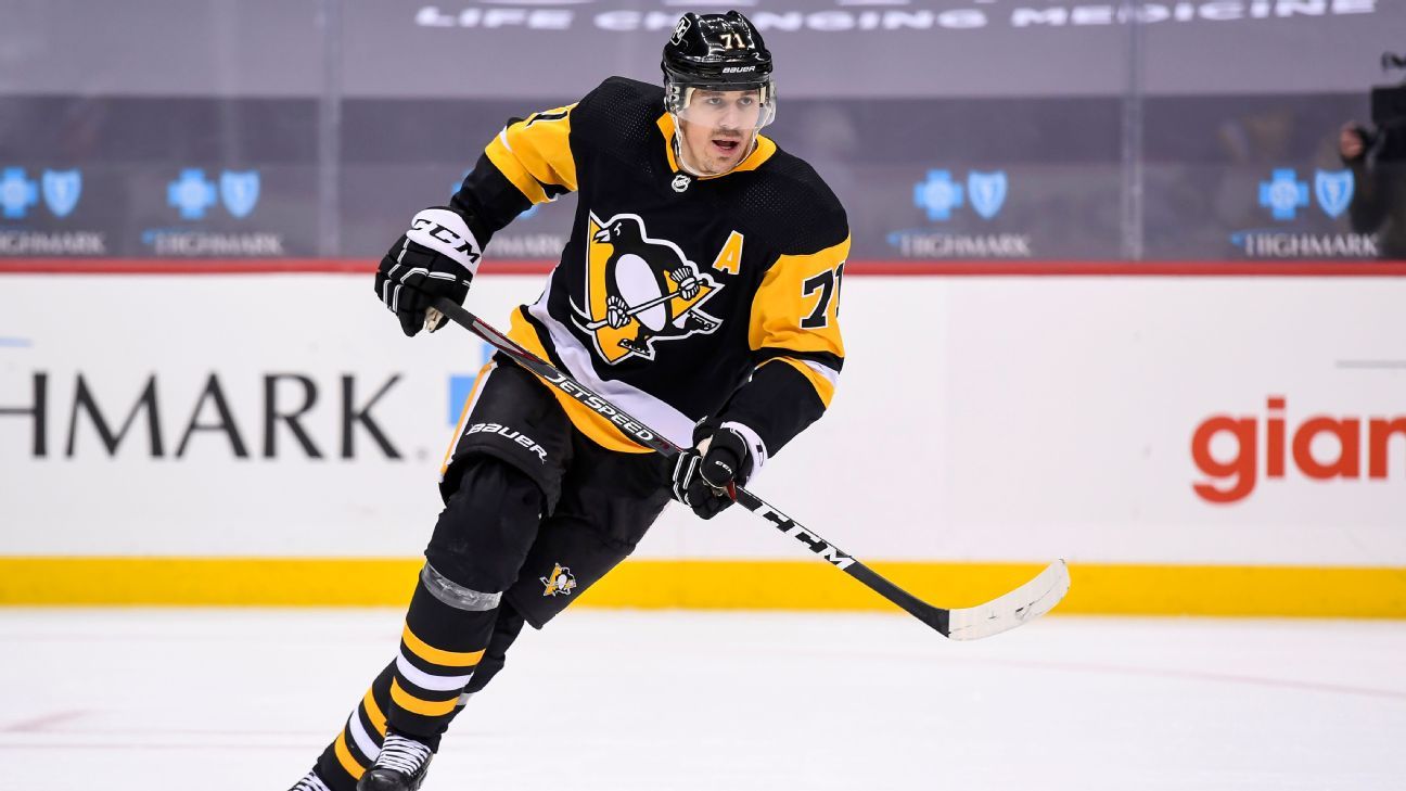 Pittsburgh Penguins' Evgeni Malkin practices, nearing return - ESPN