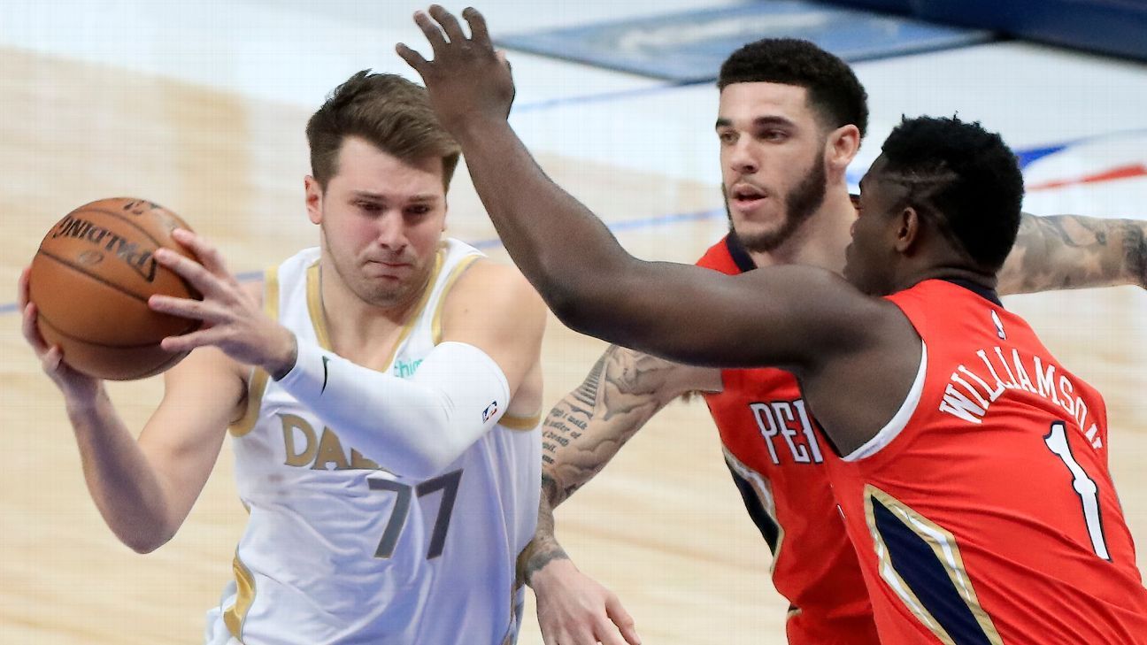 Luka Doncic and Zion Williamson illuminate the wild victory of the Dallas Mavericks