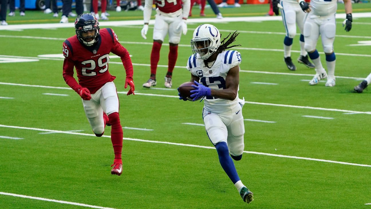 Colts Inactives: T.Y. Hilton, Sam Ehlinger Among 7 Inactive Players for  Week 7