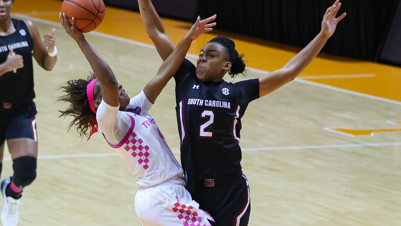 South Carolina is shaken by Tennessee with the end of the 31-game SEC streak