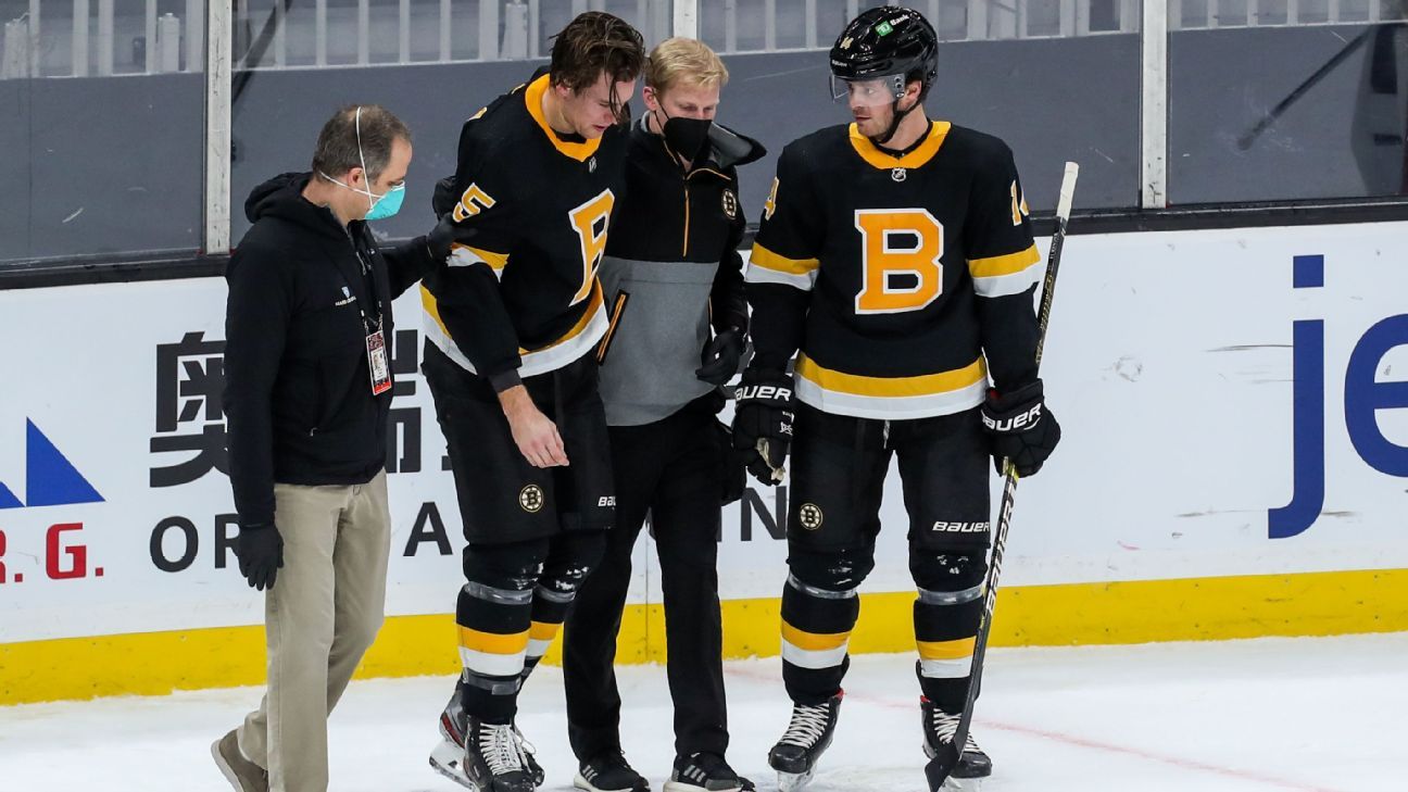 “Brandon Carlo” from Boston Bruins feels better, still weekly, says coach Bruce Cassidy