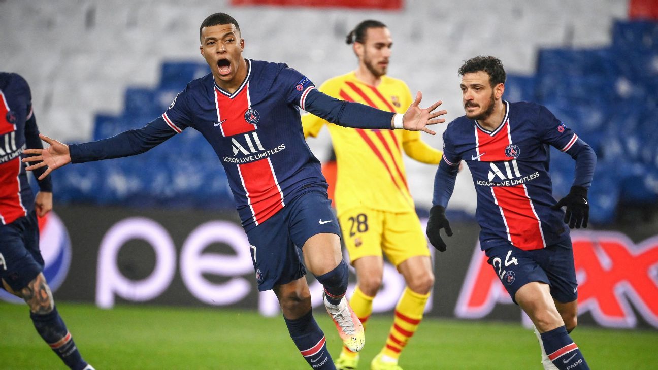 Paris Saint-Germain knocked Barcelona out of the UEFA Champions League RO16 in 2021 | SportzPoint