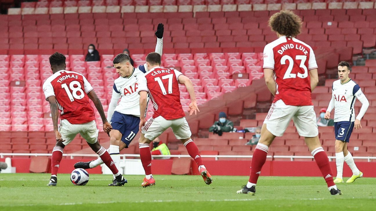 Érik Lamela scores a goal for the Puskás award