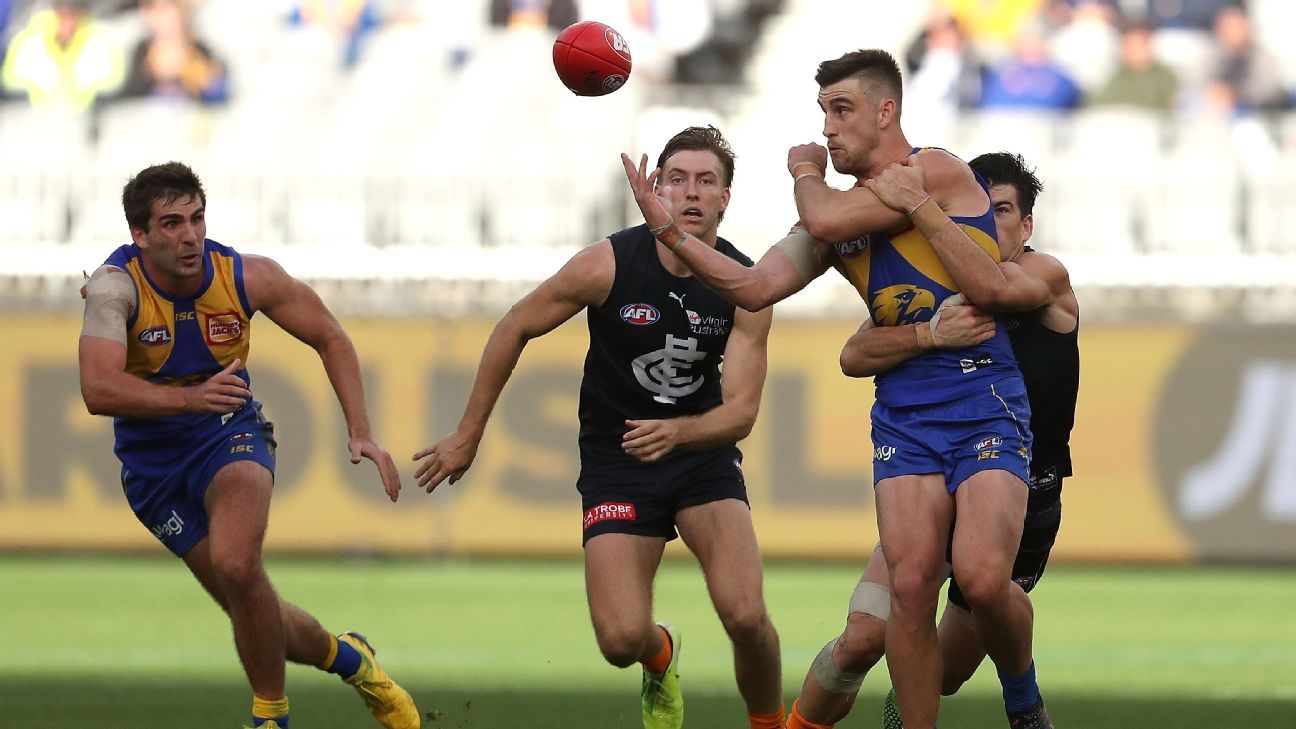 AFL West Coast Eagles lose three more players to injury - ESPN