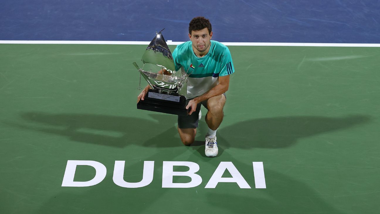 Karatsev wins Dubai Championships to claim first ATP title ESPN