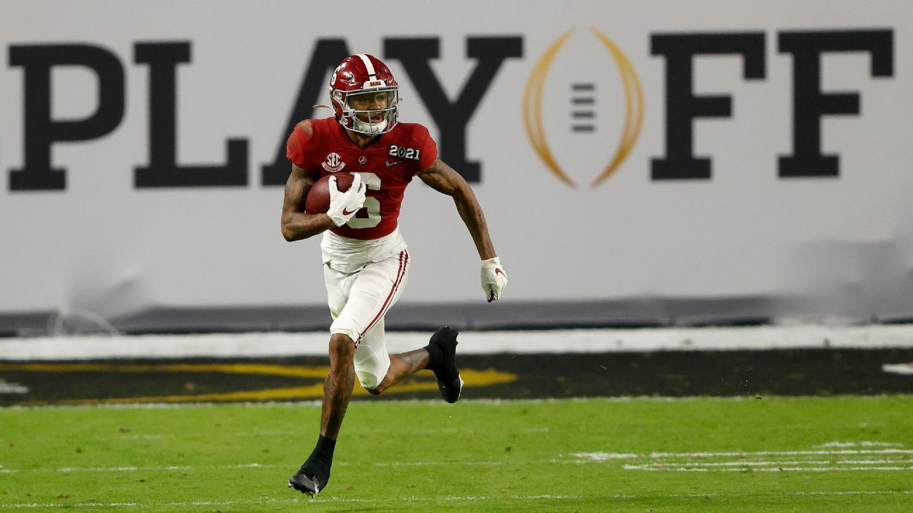 For DeVonta Smith, questions about her weight are answered with video