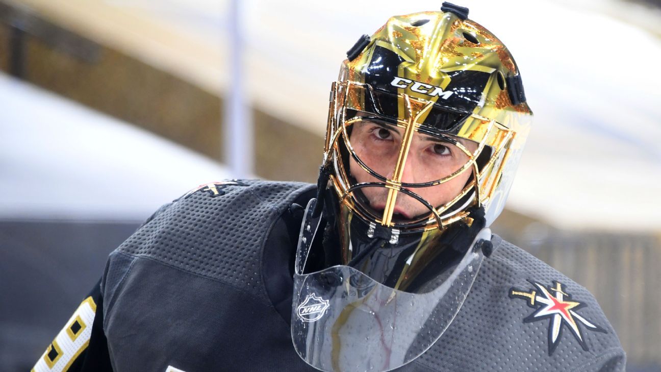 Chicago Blackhawks acquire goalie Marc-Andre Fleury in trade with Vegas Golden K..