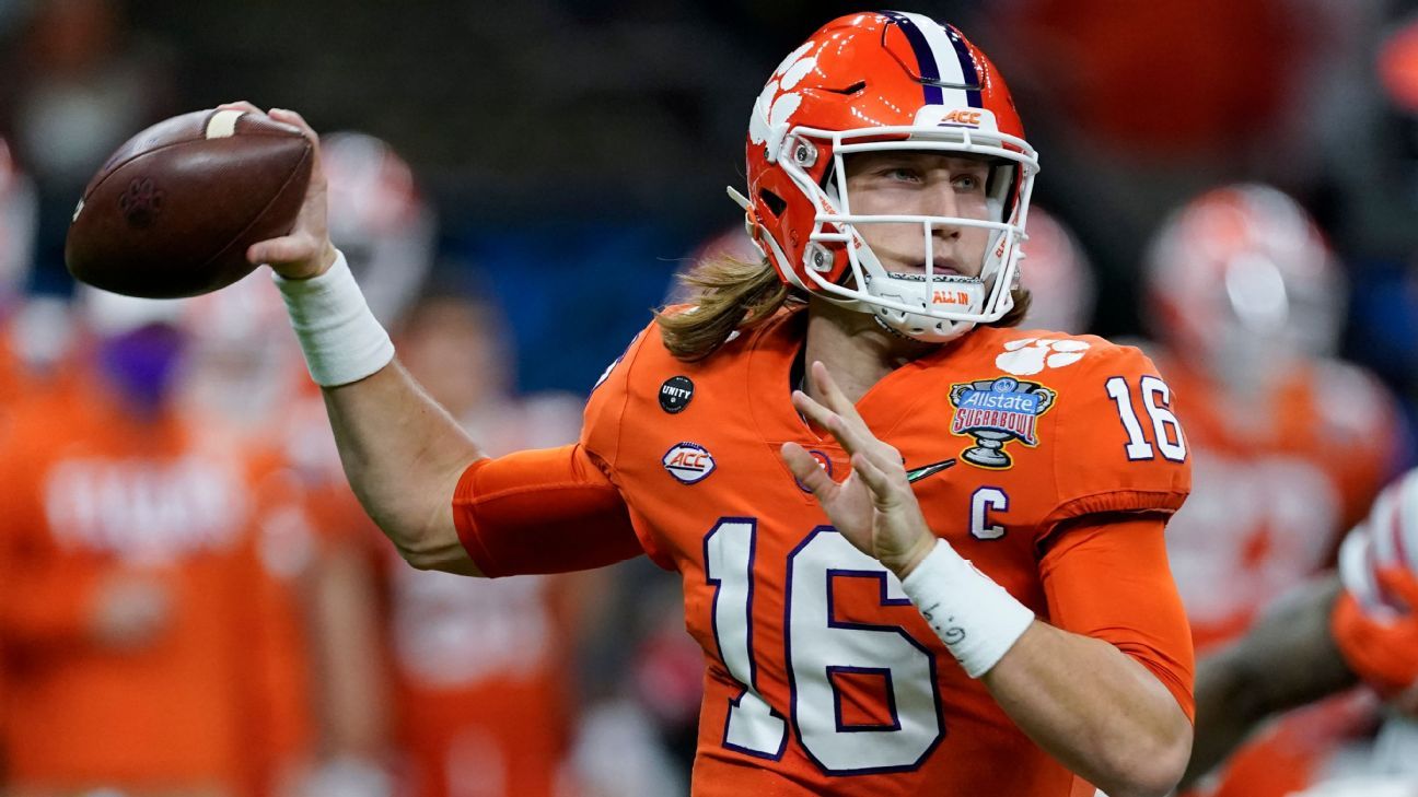 Clemson Tigers QB Trevor Lawrence hints at staying for senior season rather  than opting for NFL draft - ESPN