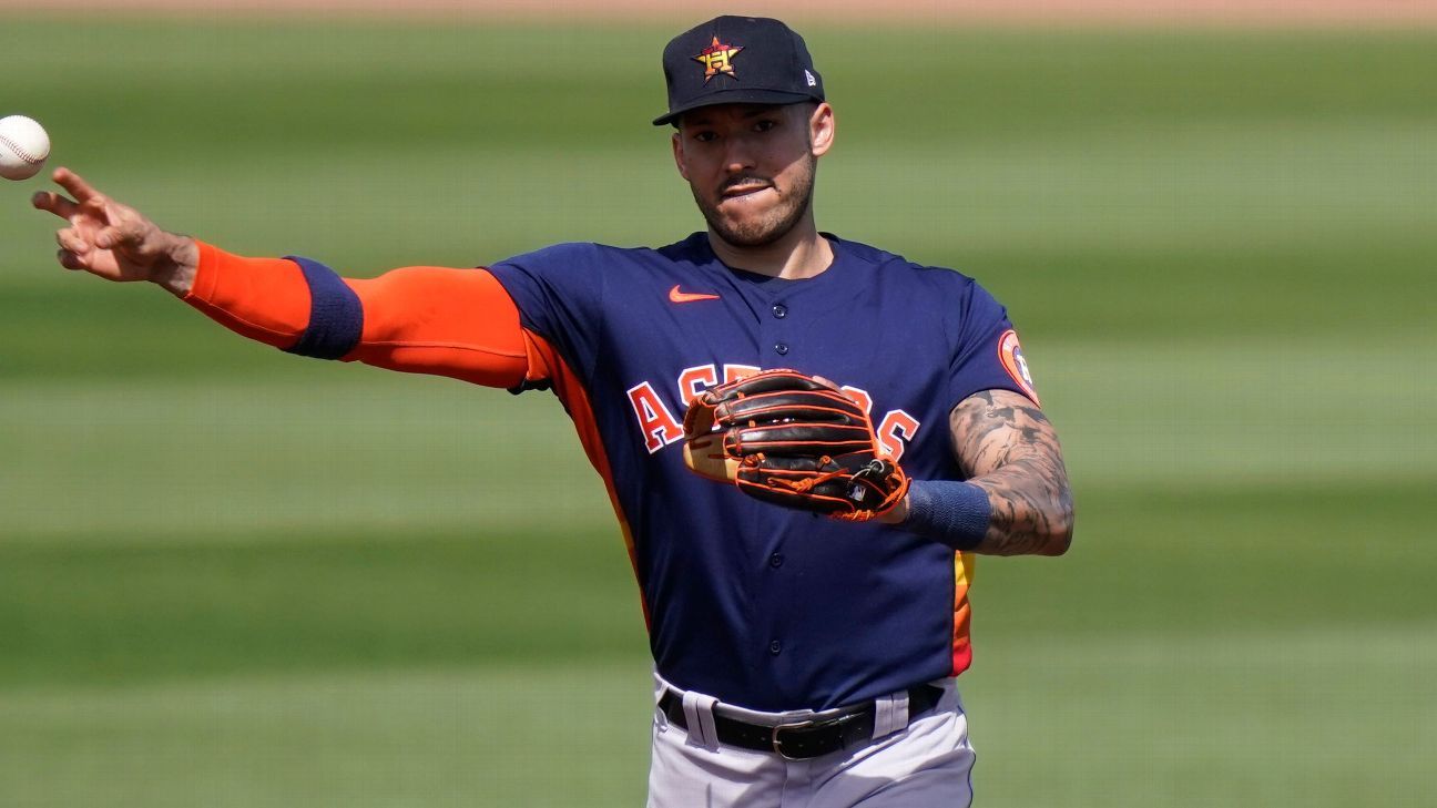 Houston Astros on X: Carlos Correa's #Astros road jersey is ready