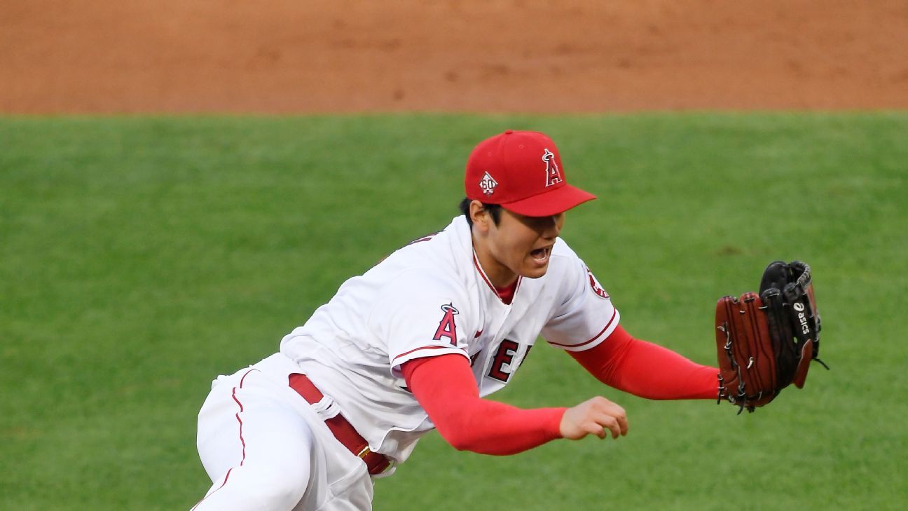 Angels reports Shohei Ohtani “OK” after giving up after sweeping leg in historic show