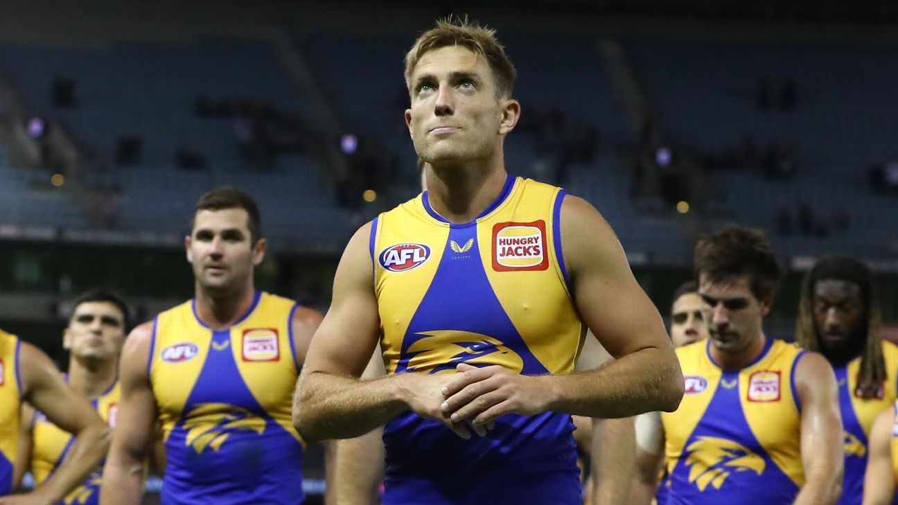 AFL West Coast Eagle Brad Sheppard retires due to concussion ESPN