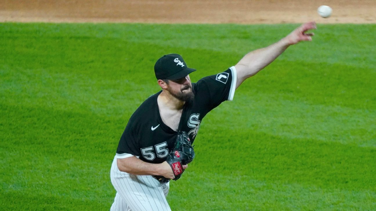 Ex-Chicago White Sox lefty Carlos Rodon agrees with San Francisco Giants on 2-ye..