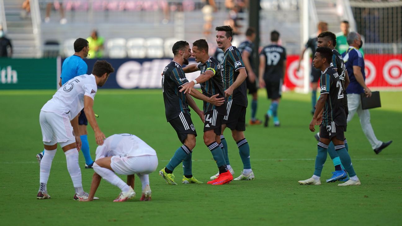 Inter Miami CF vs. LA Galaxy Football Match Report April 18, 2021