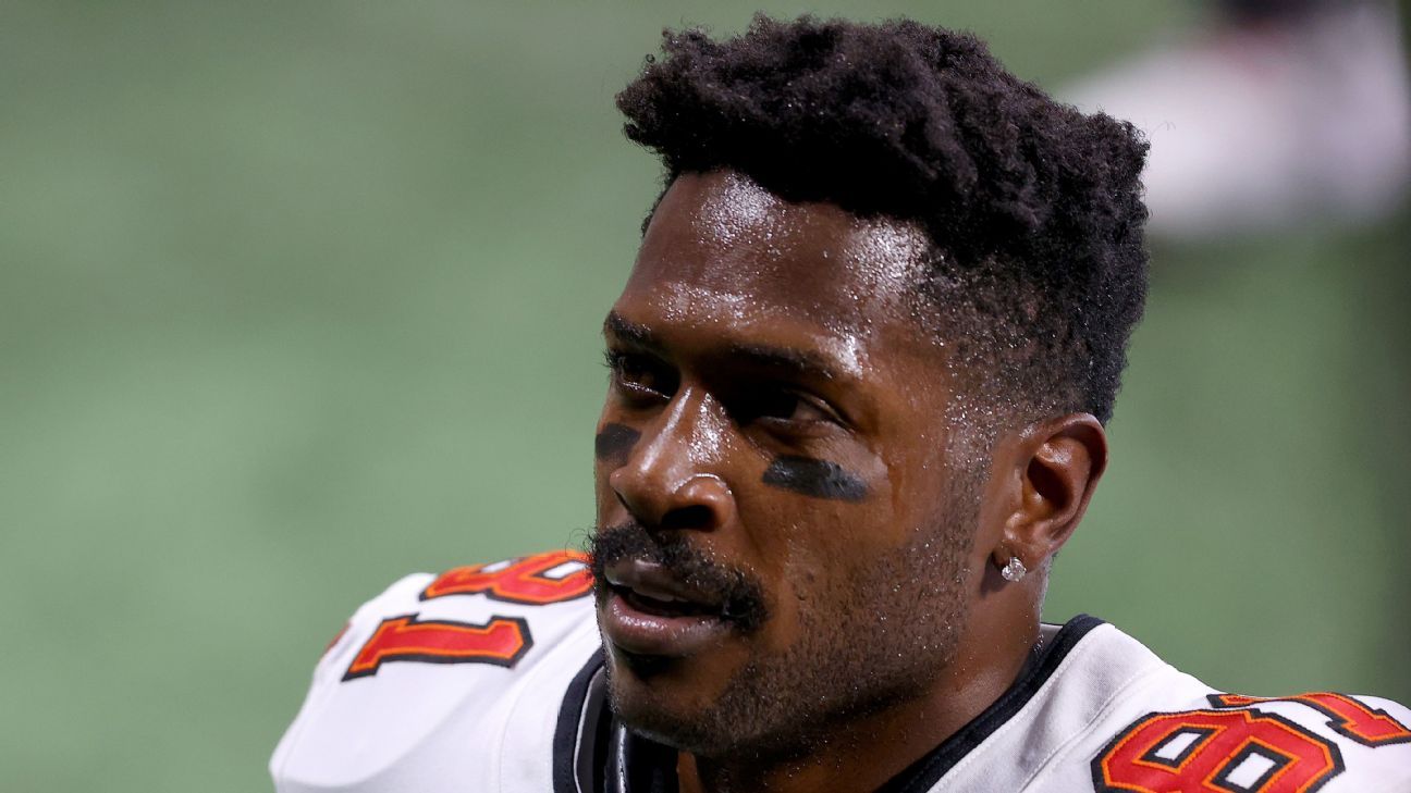 Tampa Bay Buccaneers release Antonio Brown from contract