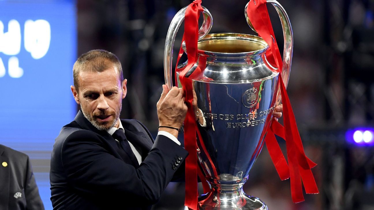 Champions League final in U.S. 'possible' in future, says UEFA president