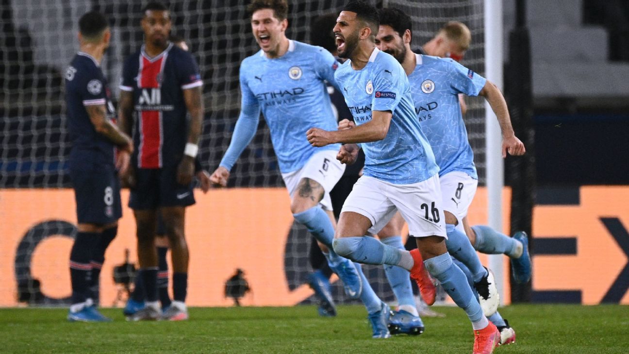 Manchester City vence novamente PSG e avança à final da Champions