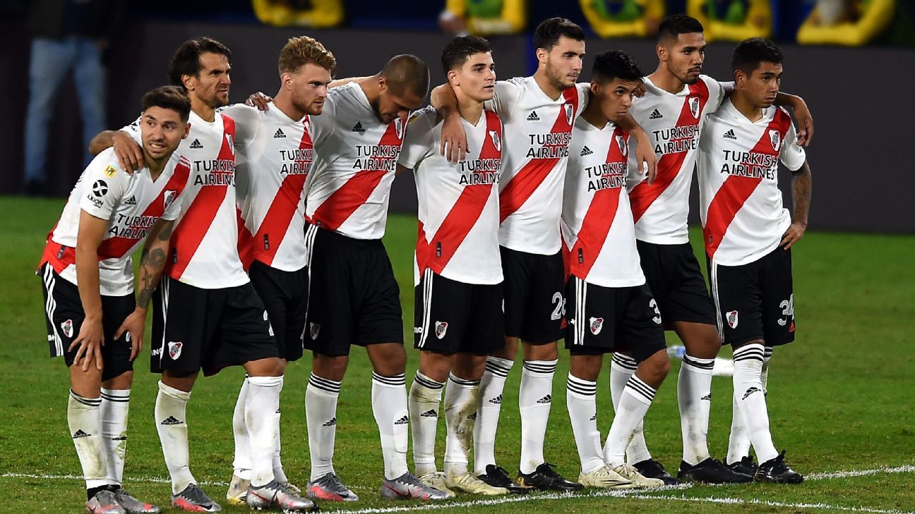 A full line-up of superstars River Plate gave European football