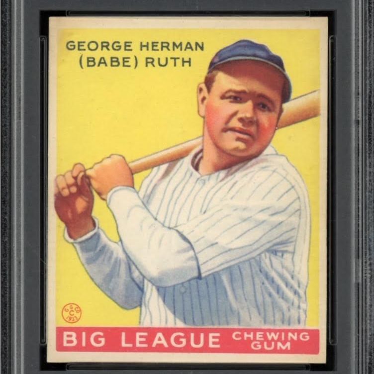 Rare 1933 Goudey Babe Ruth part of extensive baseball card collection up  for auction - ESPN