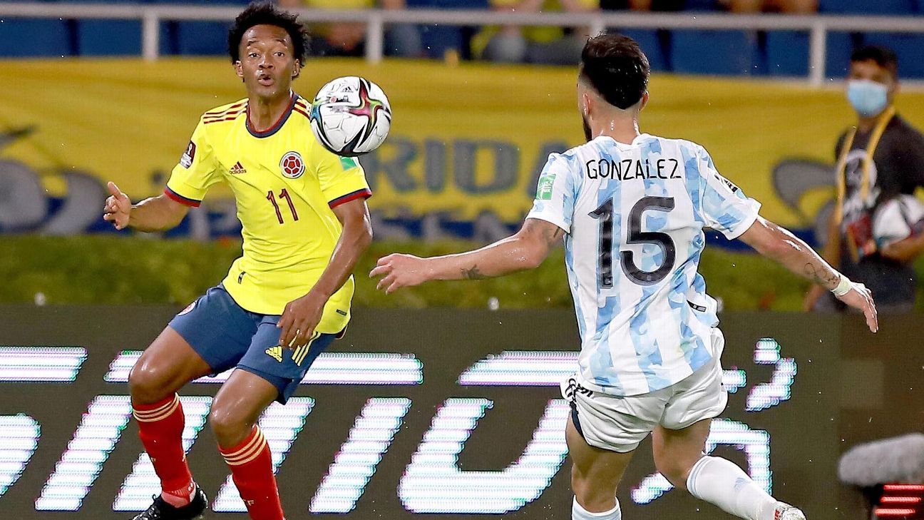 Against Colombia.  Argentina – Match Report – June 8, 2021